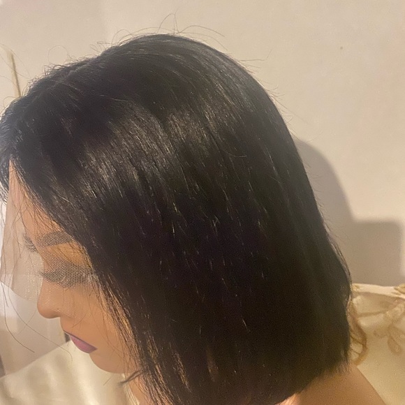 Wig 100% human for sale, short bob wig wig lace front human hair wigs for women. - Picture 6 of 15
